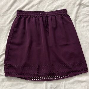 Elegant Purple Women's Skirt